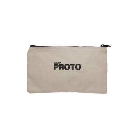 Proto Proto J95305 7" x 12" Heavy Duty All-Purpose Canvas Zipper Bag J95305